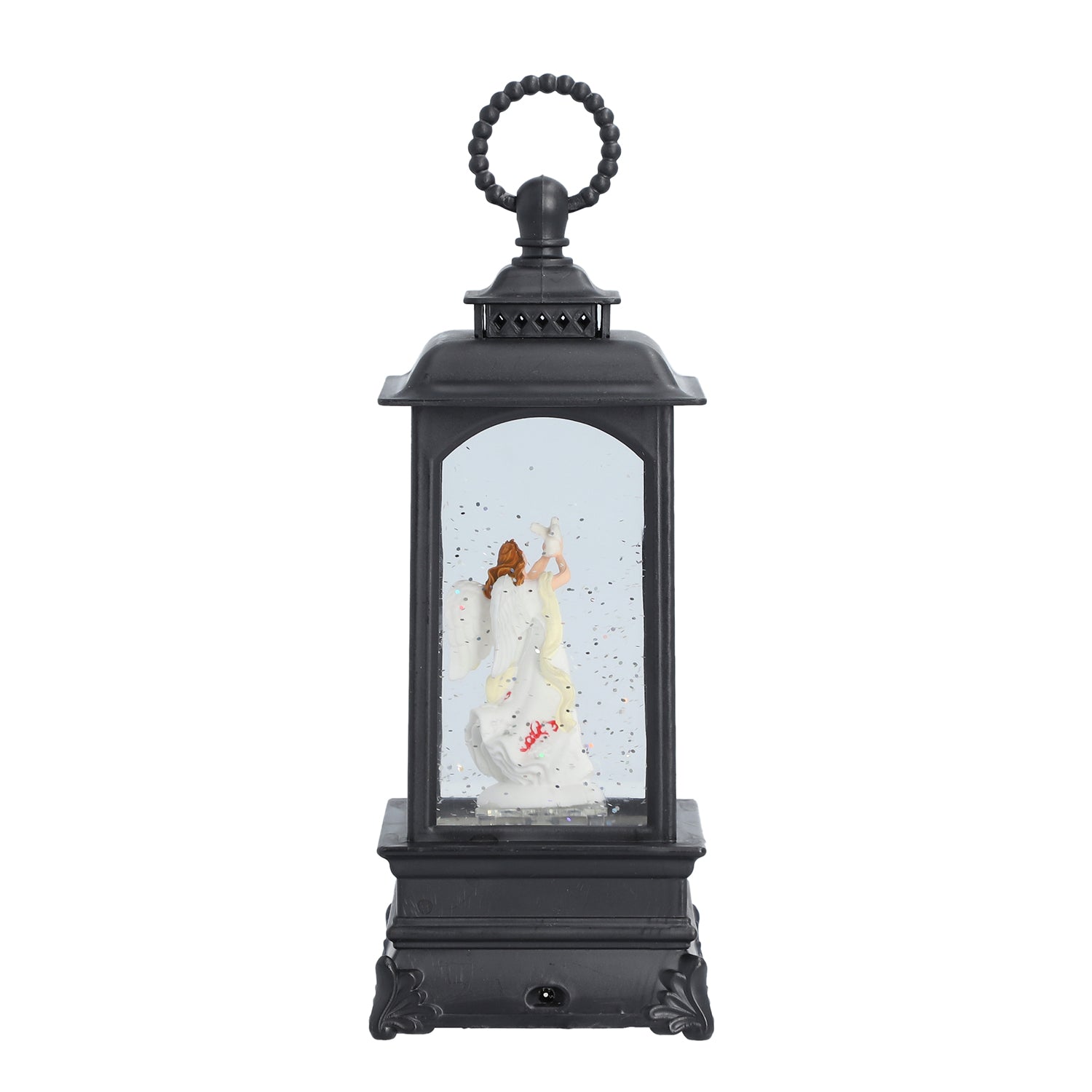 Weihnachts-Laterne mit warmer Beleuchtung und Musik