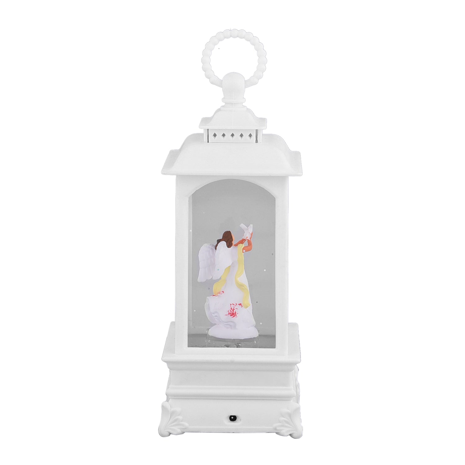 Weihnachts-Laterne mit warmer Beleuchtung und Musik